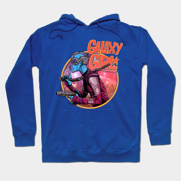 Galaxy Girl Hoodie by scumbugg